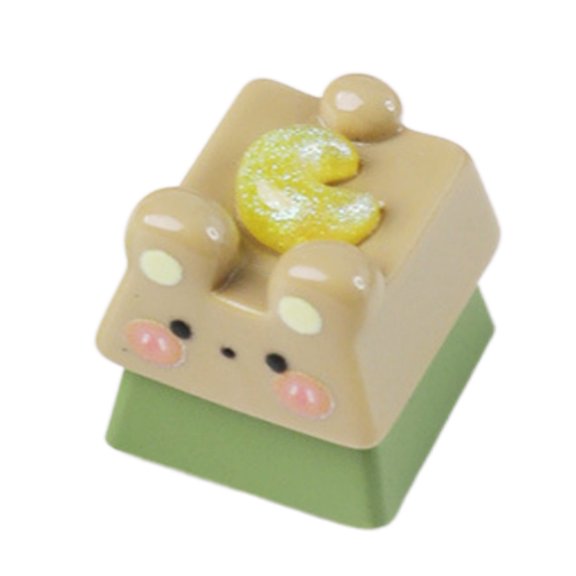 Resin Keycap Lovely Cartoon Keycap Customized for Switches Mechanical Gaming Keyboards Decoration