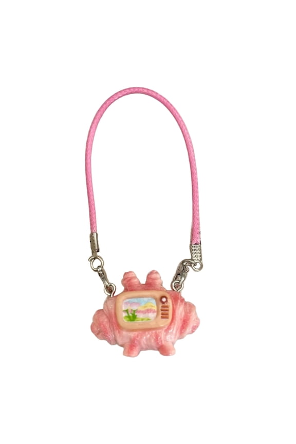 Resin Keychain Bag Charm Lightweight Desk Ornament Unique Present for Backpack Handbag Accessories