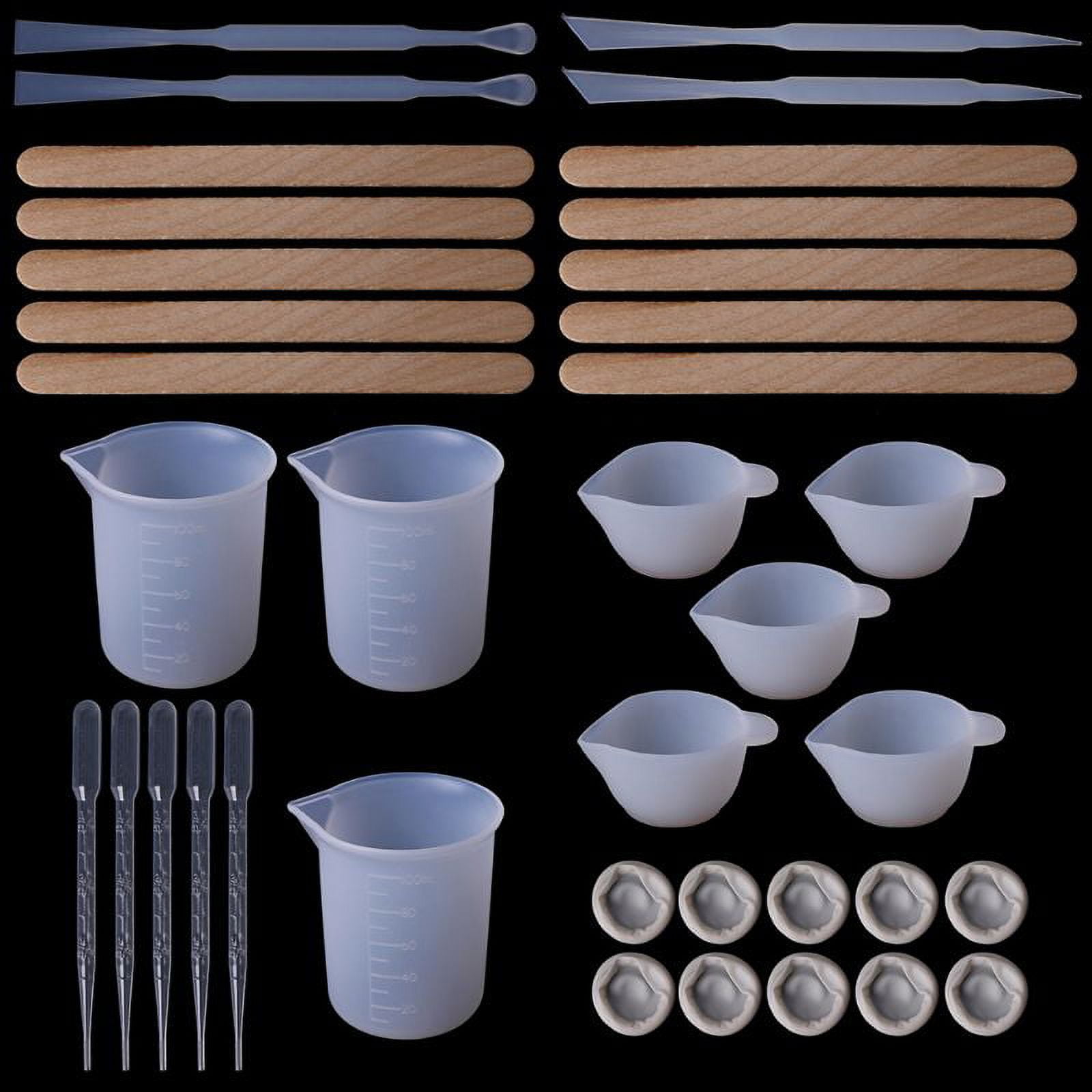 Resin Kit for Beginners with Molds Epoxy Resin Starter Kit with Pigment