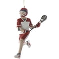 thumbnail image 1 of Resin Lacrosse Boy Ornament, 1 of 3