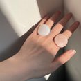 thumbnail image 1 of Resin Leaf Ring Set for Women Green Orange and Green White Individually Packed Two Pack Lightweight Shine Plus, 1 of 3