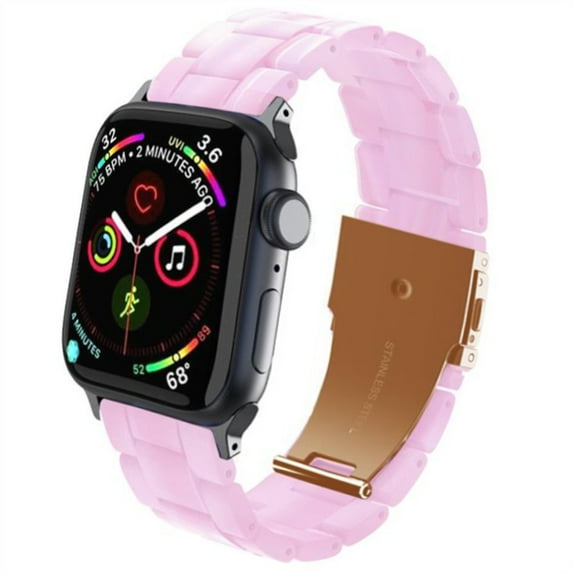 Resin Lightweight Replacement Band for Apple Watch 40mm 44mm 38mm 42mm 41mm 45mm Series SE 7 6 5 4 3 2 1 iWatch band Wristband Bracelet Strap for Women Men