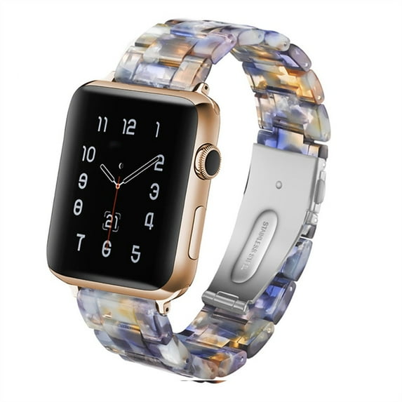 Resin Lightweight Replacement Band for Apple Watch 40mm 44mm 38mm 42mm 41mm 45mm Series SE 7 6 5 4 3 2 1 iWatch band Wristband Bracelet Strap for Women Men