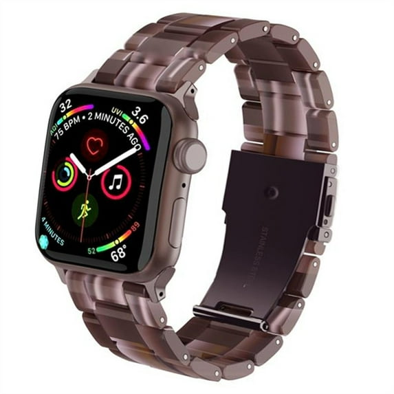 Resin Lightweight Replacement Band for Apple Watch 40mm 44mm 38mm 42mm 41mm 45mm Series SE 7 6 5 4 3 2 1 iWatch band Wristband Bracelet Strap for Women Men