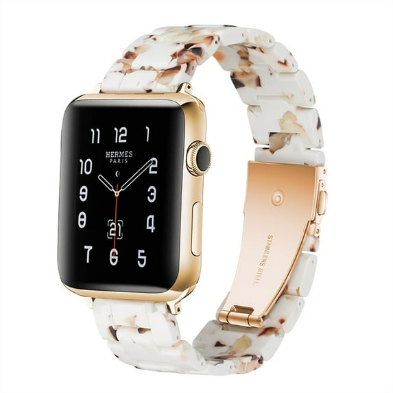 Resin Lightweight Replacement Band for Apple Watch 40mm 44mm 38mm 42mm 41mm 45mm Series SE 7 6 5 4 3 2 1 iWatch band Wristband Bracelet Strap for Women Men
