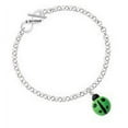 thumbnail image 1 of Resin Lime Green Ladybug Love Bug & Beyond Infinity Toggle Chain Bracelet, 1 of 1
