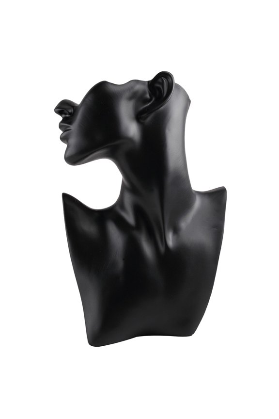 Resin Material Showcase Jewelry Display Pendant Holder L+Black Resin