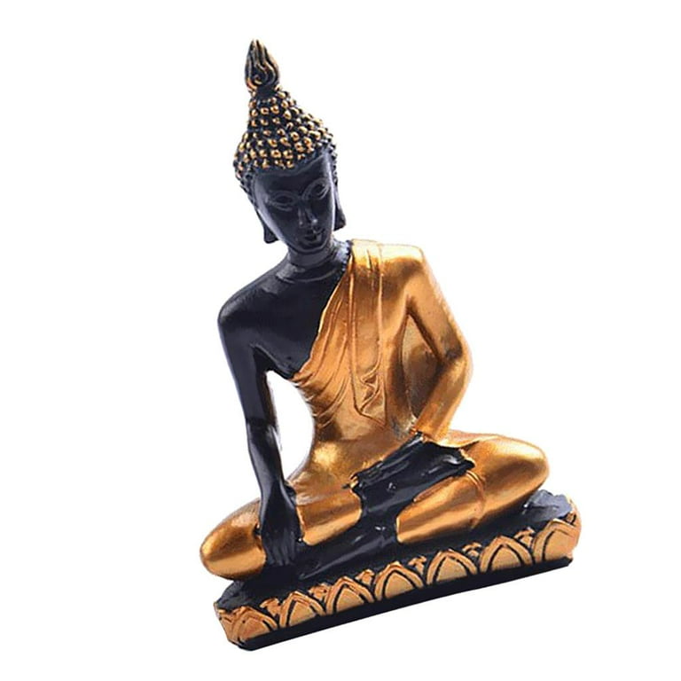 Hand Painted Resin Meditating Buddha Statues Hand Painted Resin Meditating Buddha Statues