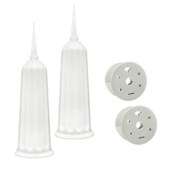 Resin Memorial Vases Reinforced Base Antislip Design Secure Ground Mounting Suitable For Tombstones Flower Arrangements