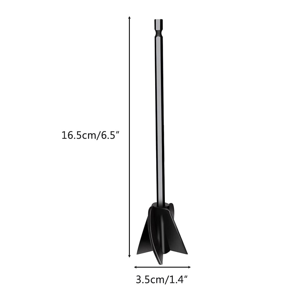 Resin Mixer Epoxy Mixer Paddles Paint Mixer for Drill Reusable