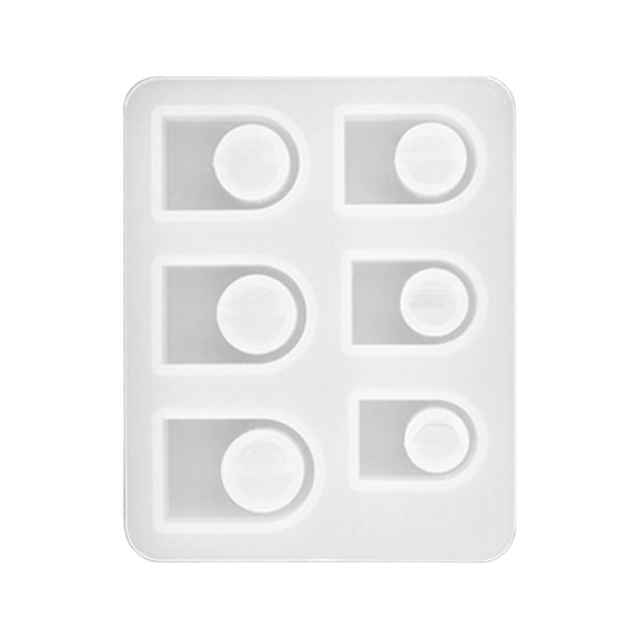 Resin Molds 6 Cavities Silicone Rings Molds Silicone Jewelry Molds for Epoxy Resin Wedding Finger Rings Jewelry Making