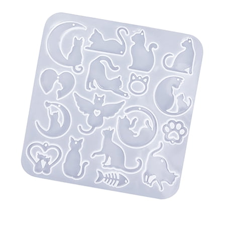 Resin Molds Jewelery Silicone Mould Earring Mold with Hole Silicone Molds for Epoxy Resin Earring Charm