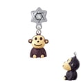 thumbnail image 1 of Resin Monkey - Star of David with Clear Crystal Charm Bead, 1 of 1