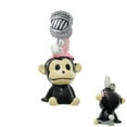 thumbnail image 1 of Resin Monkey with Bunny Ears - Large Rope with Cross Beads Charm Bead, 1 of 1