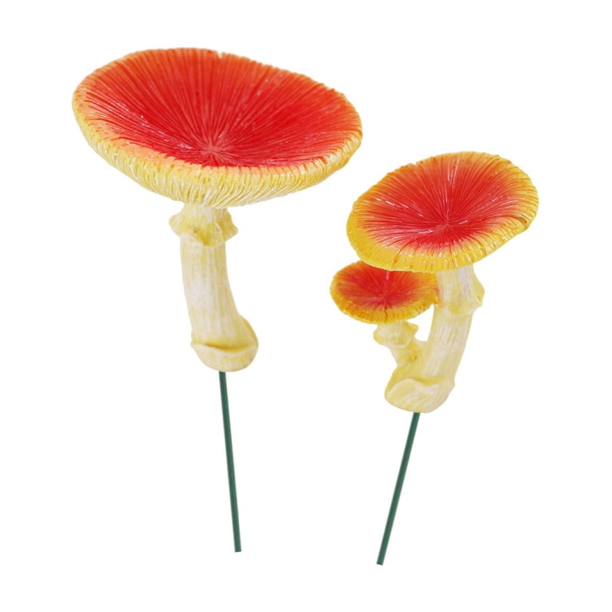 Resin Mushroom Statue Decor for Indoor and Outdoor Decoration, Bird, Small Animal, Insect Water Bowl Feeder for Garden, Backyard, Balcony (Mushroom)