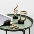 thumbnail image 1 of Resin Note Figurines Tabletop Musical Sculpture Statue Crafts Decorations Gifts Home Office Souvenirs, 1 of 3