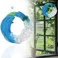 thumbnail image 1 of Resin Ocean Wave Wind Chime Fused Glass Coastal Suncatcher Beach Themed Window Decor for Garden Ornament Front Door Wall Art Coastal Home Decor Glass Pendant Plastic 8Inch 1Pcs, 1 of 5