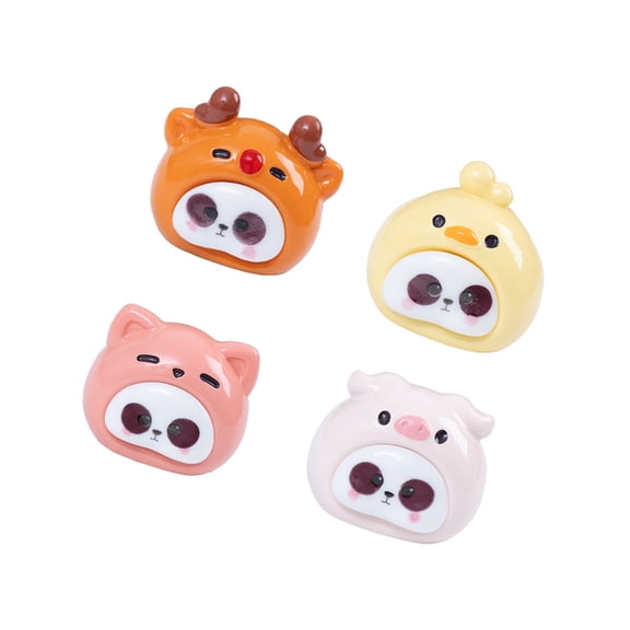 Resin Panda Statue Educational Toy Figures Miniature Figurines Cake Toppers Microlandscape Ornaments