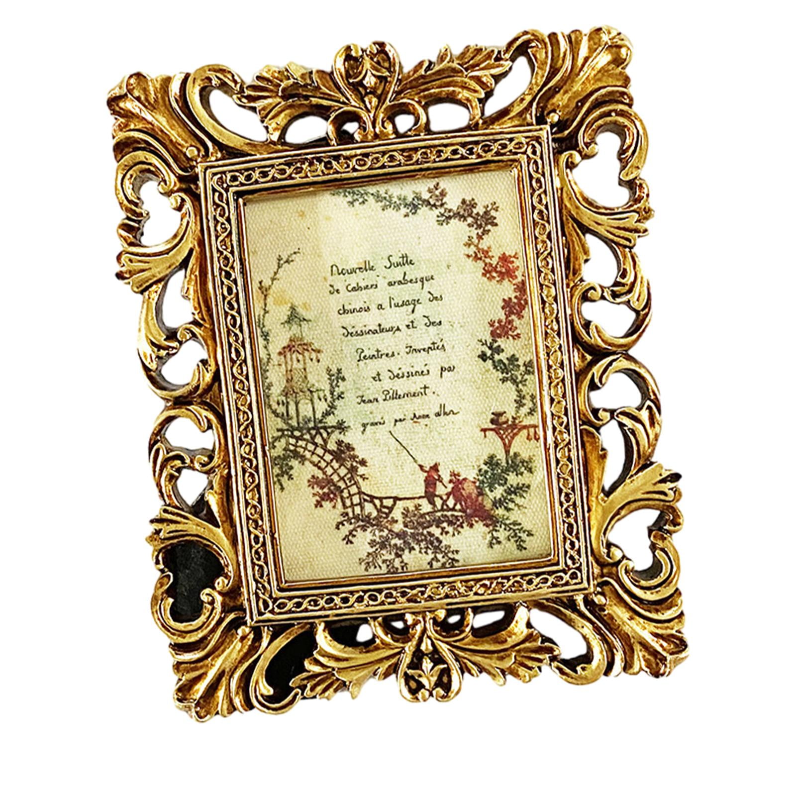 Resin Photo Frames Picture Frames Desk Wall Decor Tabletop or Wall