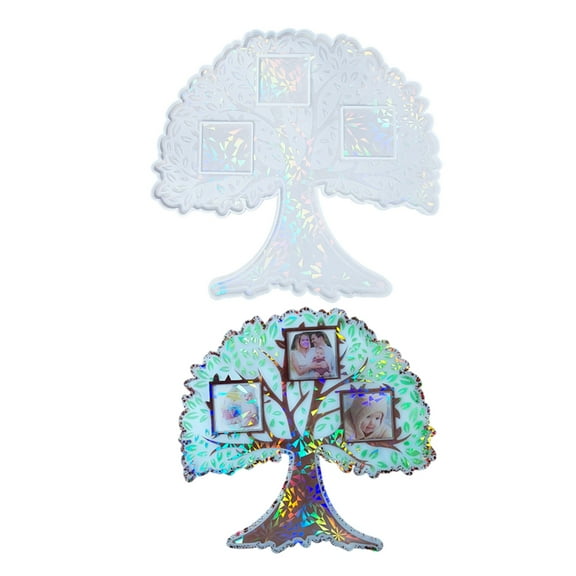 Resin Picture Frame Mold Large Size Tree Silicone Photo Molds Home Wall Decor