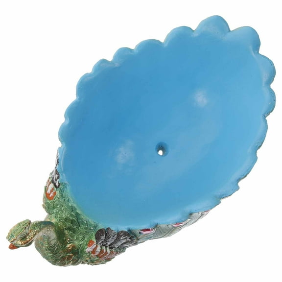 Resin Planter Peafowl Flower Pot Green Succulent Large Peacock Frog Vase
