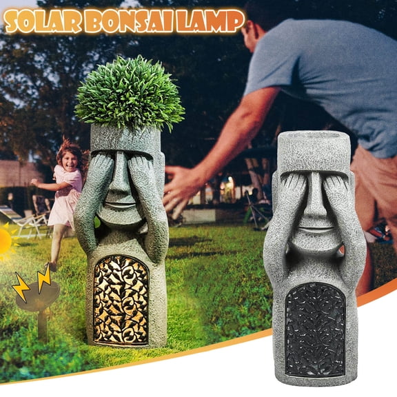 Resin Potted Garden Bird Feeder For Outdoor Decor