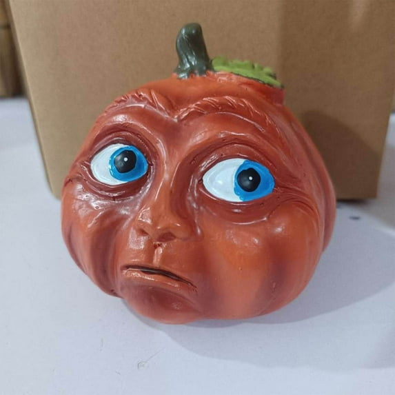 Resin Pumpkin Decorations with Top Hats – Weighted Halloween Porch Decor, Vintage-Inspired Fall Decorations for Indoor/Outdoor Use (1-Pack)‌