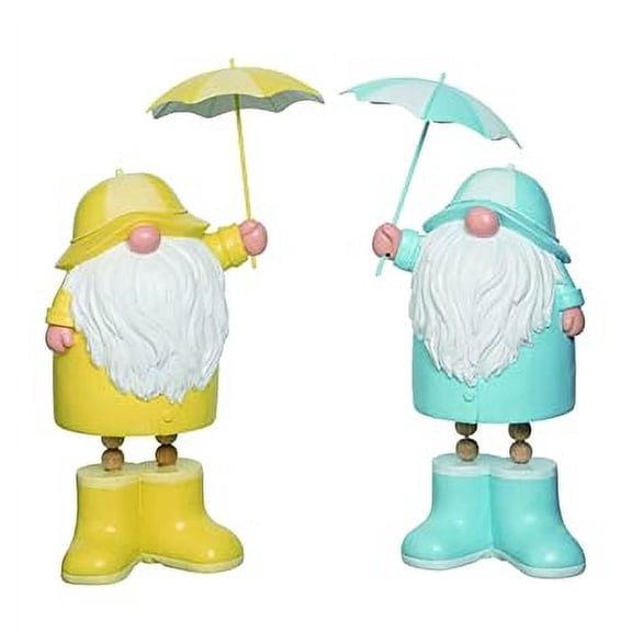Resin Rain Boot Gnome Decor - Set of 2