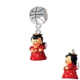 thumbnail image 1 of Resin Red Angel Holding Star - Basketball Charm Bead, 1 of 1