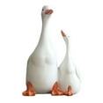 thumbnail image 1 of Resin Resin Statue Crafts Garden Figurines Figures Waterproof Christmas Gifts Art Duck Figurine Mother for Bedroom Patio Decoration , L 10X15cm, 1 of 9