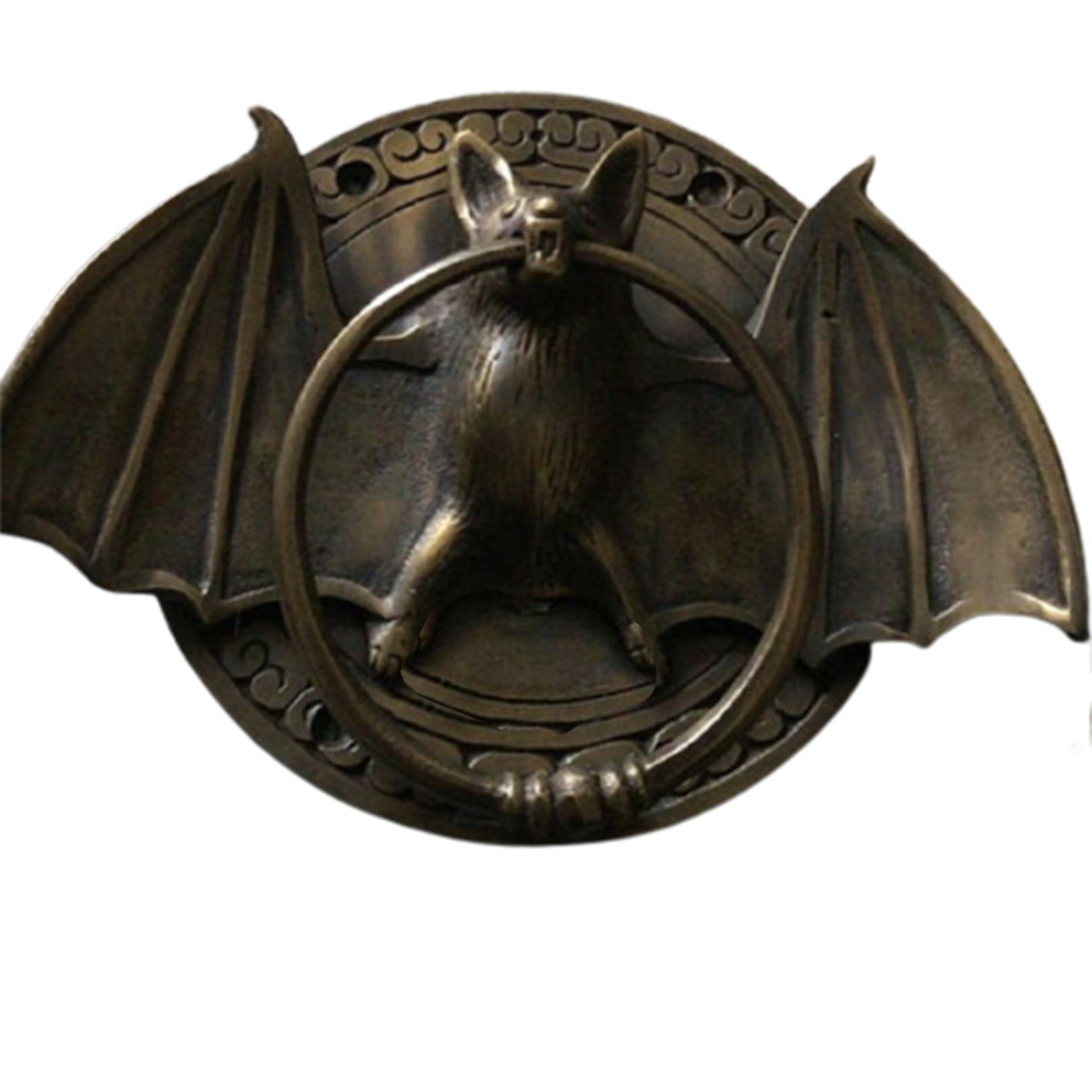 Resin Retro Bats Door Knocker Heavy Duty Doorknocker Home Front Door