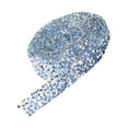 thumbnail image 1 of Resin Rhinestone Ribbons for Wedding Self Adhesive Diamond Crystal Ribbon Roll Glitter Resin Diamond Belt Bling for Craft DIY Bag Shoes Clothes(1 cm,light blue), 1 of 3