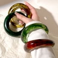 thumbnail image 1 of Resin Round Geometric Irregular Bracelet, 1 of 2