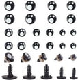 thumbnail image 1 of Resin Safety Eyes, 100Pcs 5 Size Craft Eyes Black Stuffed Crochet Eyes with Washers for Teddy Bear, Amigurumi Craft, Puppet, 1 of 5