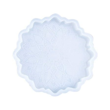 Resin Scale DIY Silicone Sun Flower Cup Pad Casting Mold Resin Making Mould Craft Tools