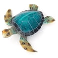 thumbnail image 1 of Resin Sea Turtle Decorative Statue - 16x15 Inch Tropical Wall and Garden Art -Ocean-Themed Décor for Home - Beach House - Coastal - Marine Enthusiasts, 1 of 5