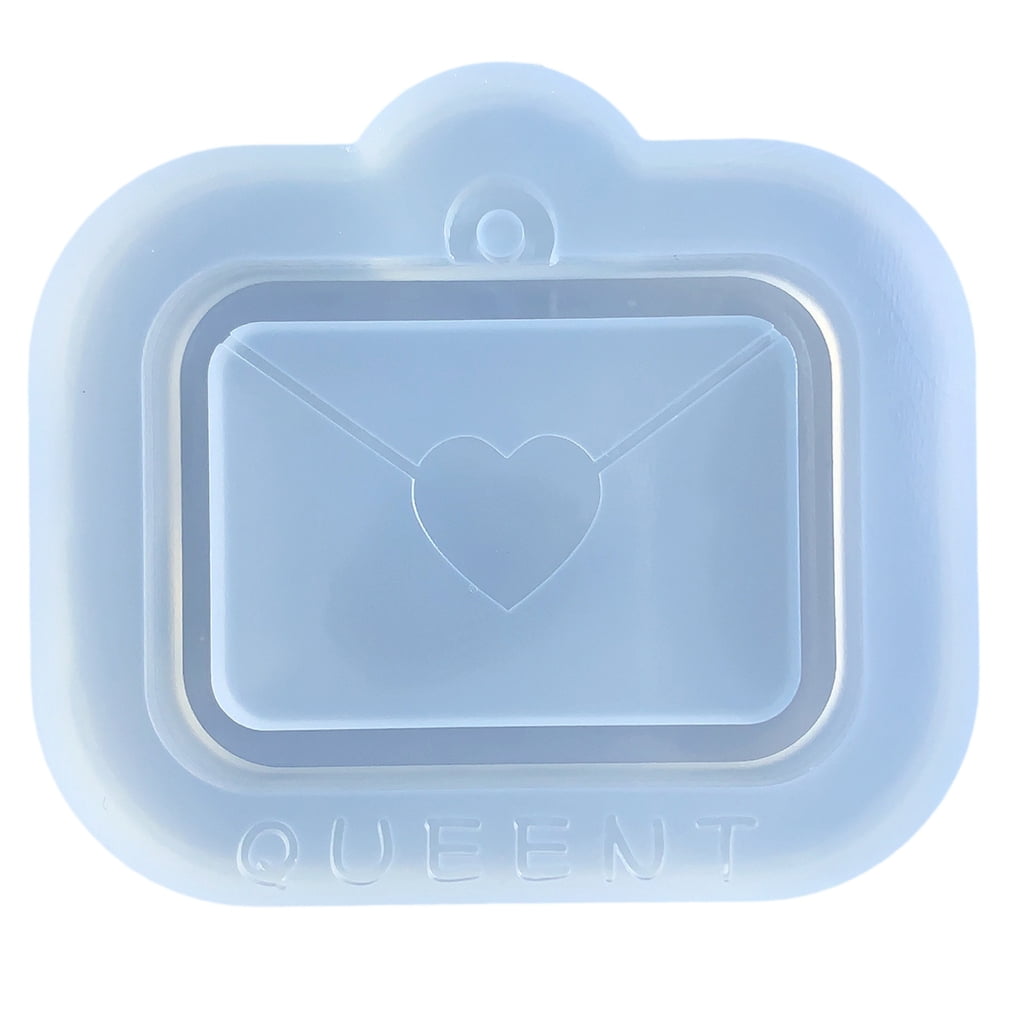 Heart Shaker Resin Mold – DIY Quicksand Keychain Kit With Silicone Molds & Flakes For Jewelry Making