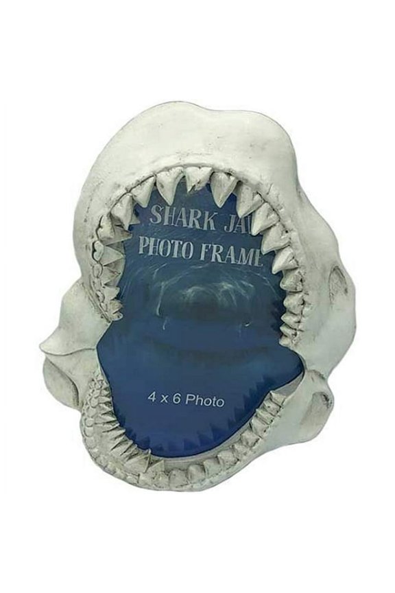 Resin Shark Jaw Design 4 x 6 Photo Frame