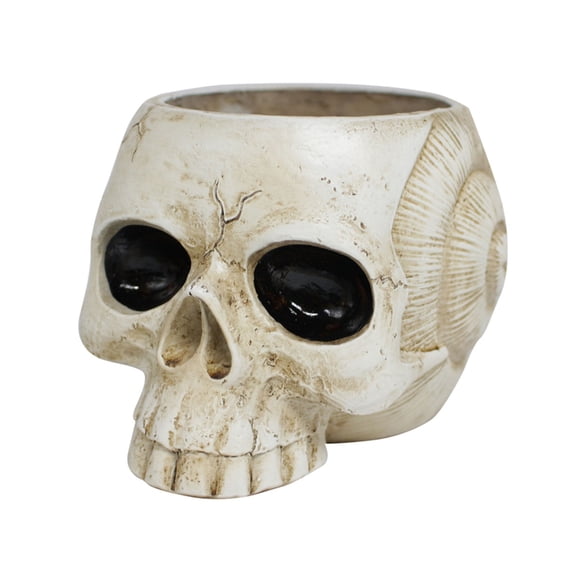 Resin Skull Planter Resin Skull Decorations Skull Head Flowers Succulents Pots Outdoor Indoor Garden Flowers Decorations