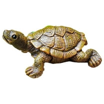 Resin Small Turtle Fish Tank Decoration - Aquatic Ornament for Aquarium Landscaping