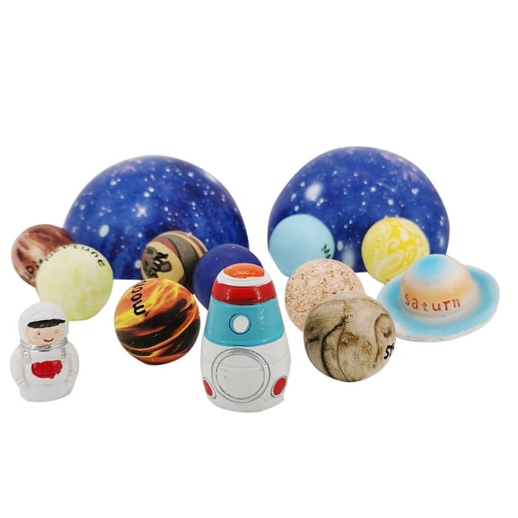 Resin Solar System Learning Game Planet Sun Universe Astronaut Resin Starry Universe for Kids Learning for Kids