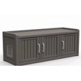 thumbnail image 1 of EasyUp Resin Enclosed Hidden Cat Litter Box Enclosure, Space-Saving Design for Corners & Small Indoor Spaces, 1 of 1