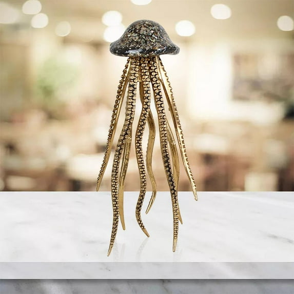 Resin /Squid Home Desktop Garden Ornaments Statue Room Crafts Figurine Collection , Squid