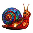 thumbnail image 1 of Resin Stained Glass Table Lamp Retro Stained Glass Night Light Lamp for Bedroom Living Room Dining Room Office Home Decoration, 1 of 6