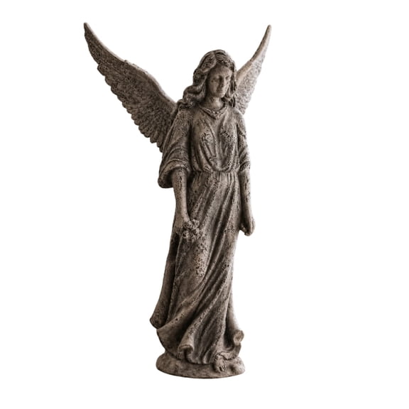 Resin Standing Angel Statue Home Decor Figurine Garden Ornament Shelf Display 1 Pack