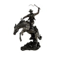 thumbnail image 1 of Veronese Design Rodeo Cowboy and Bucking Bronco Resin Statue Bronze Finish 13 Inches, 1 of 4