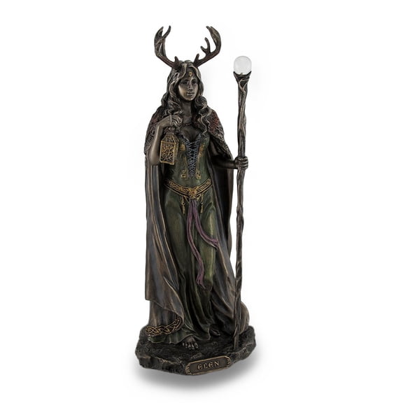 Resin Statues Elen Of The Ways Bronze Finish Statue Pagan Goddess 4 X 10.5 X 3.5 Inches Bronze