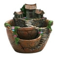 thumbnail image 1 of Resin Plants Planter, Flower Pot Fairy Garden Design Decorative Creative Crafts Plant for Hotel Home Desktop Flower Orange, 1 of 10