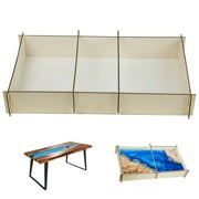 Resin Table Mold, Large Rectangle Tray Silicone Molds, Epoxy Table Mold for River Table Charcuterie Board Cutting Board DIY Art Home Decoration. 23.6 x 1.8 in