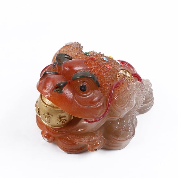 Resin Tea Pet Frog Color Changing Creative Decoration On Tea Tray China Ornament